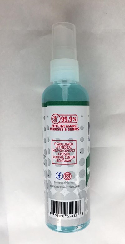 Hand Sanitizer 99.9% (Hand Sanitizer Back)